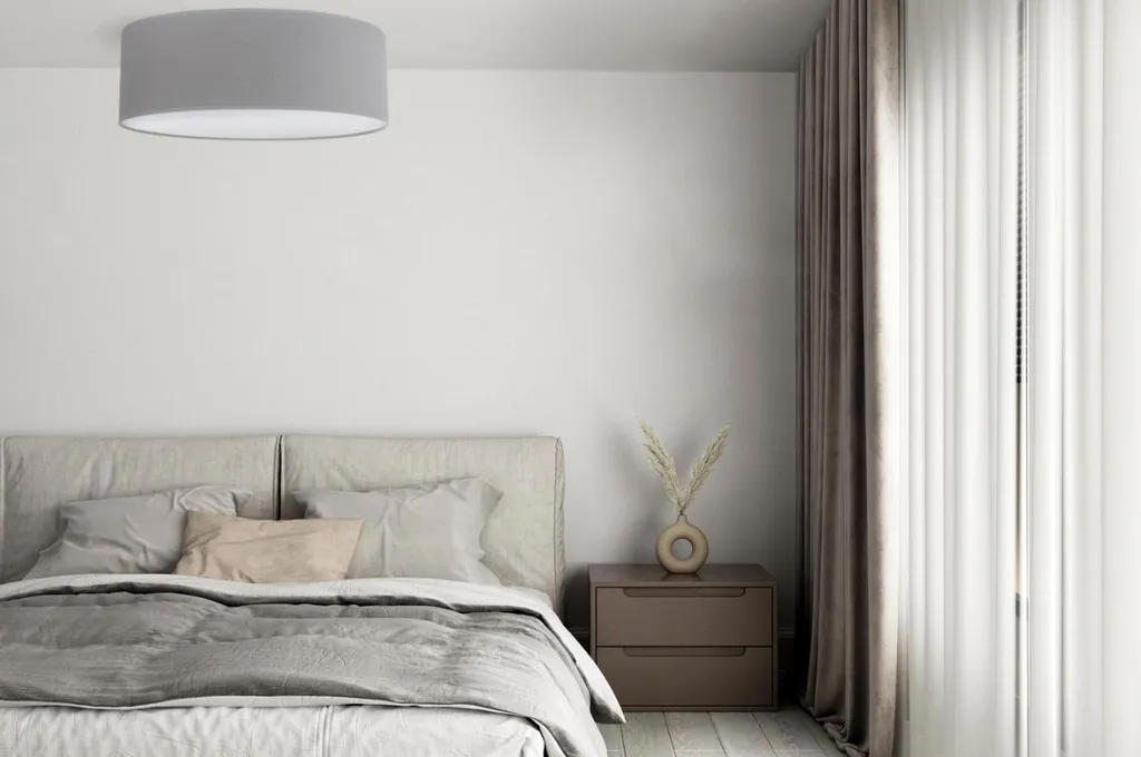 Lampada da soffitto Gaja Plexi grigio 50cm E27 - 4
