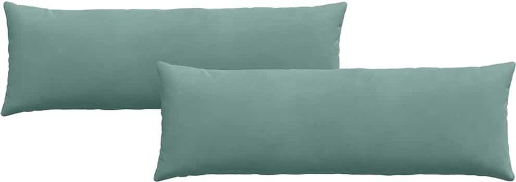 vidaXL Sofakissen 2 Stück Meergrün 120 x 40 cm Cordstoff