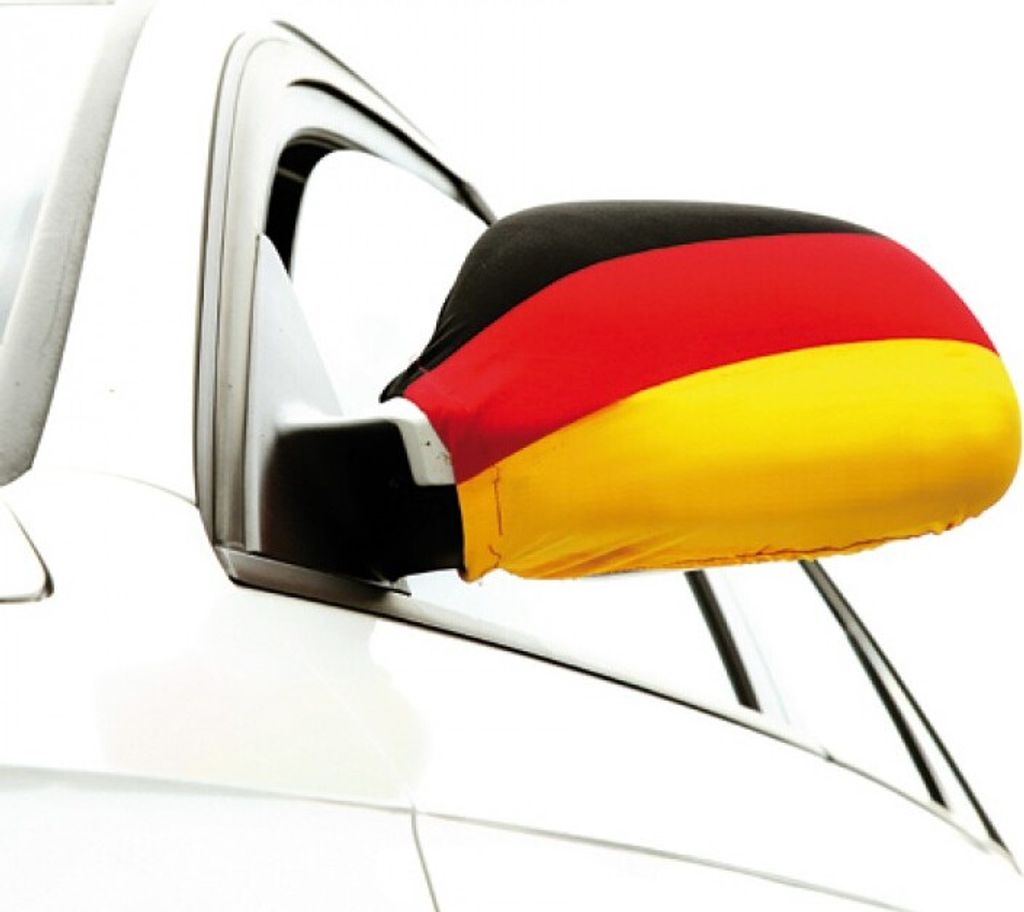 Fan Auto Aussenspiegelfahne Deutschland 2er Set Produktbild 