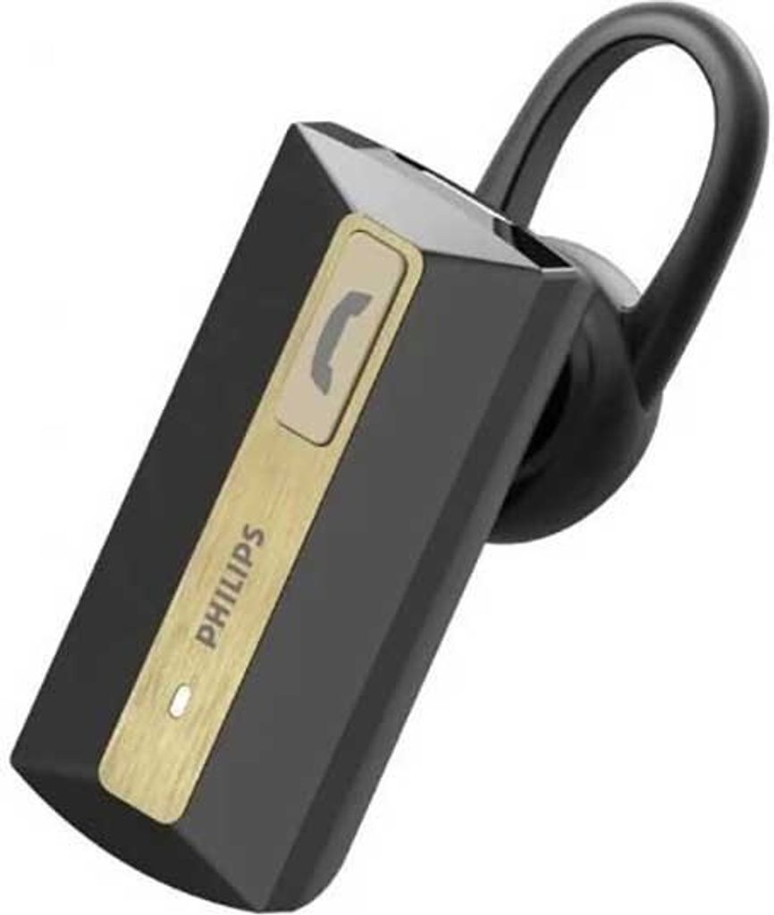 PHILIPS Headset mit Mikrofon - SHB1202/10 - Bluetooth Headset - Freisprechen - 5 Stunden Sprechzeit - Ergonomischer Ohrbügel
