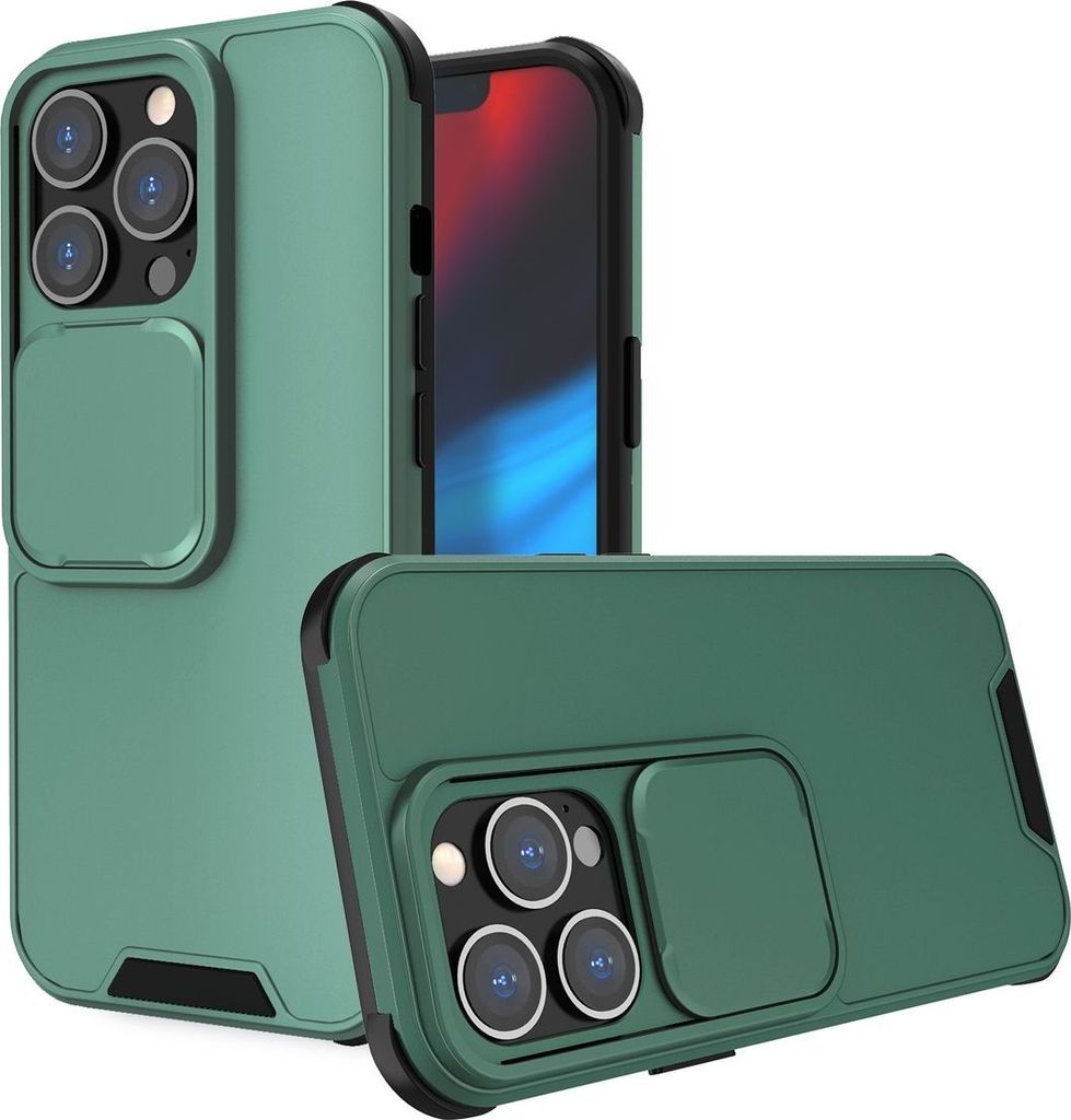 König Design Hülle kompatibel mit Apple iPhone 13 Kunststoff Soft Handyhülle - Handy Case Grün