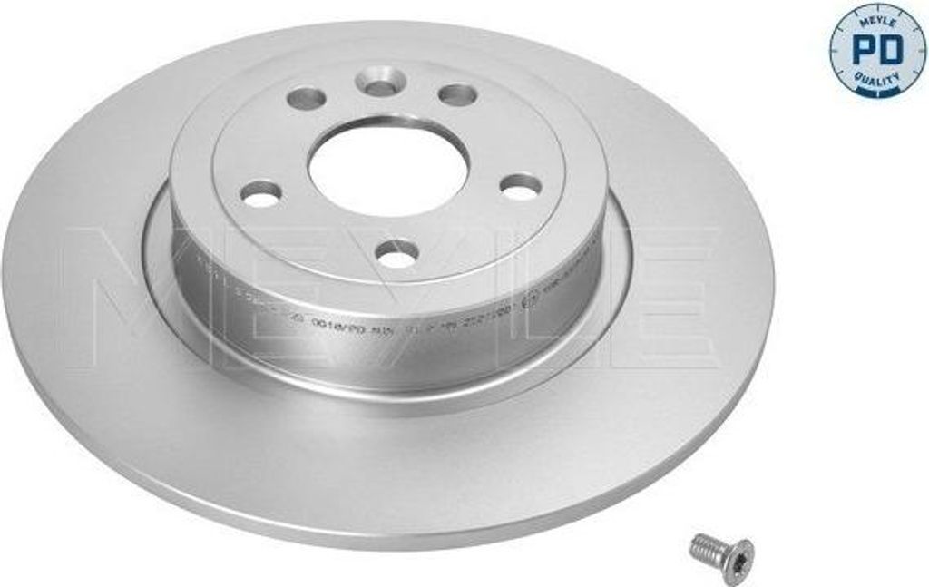 2x MEYLE Bremsscheibe 53-15 523 0018/PD hinten 50 7mm 317mm