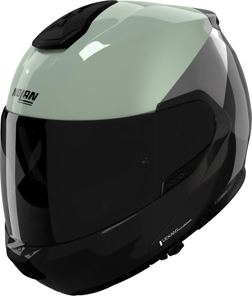 Nolan N100-6 Casque Modulable Finition Spéciale Noir Vert Taille M 58