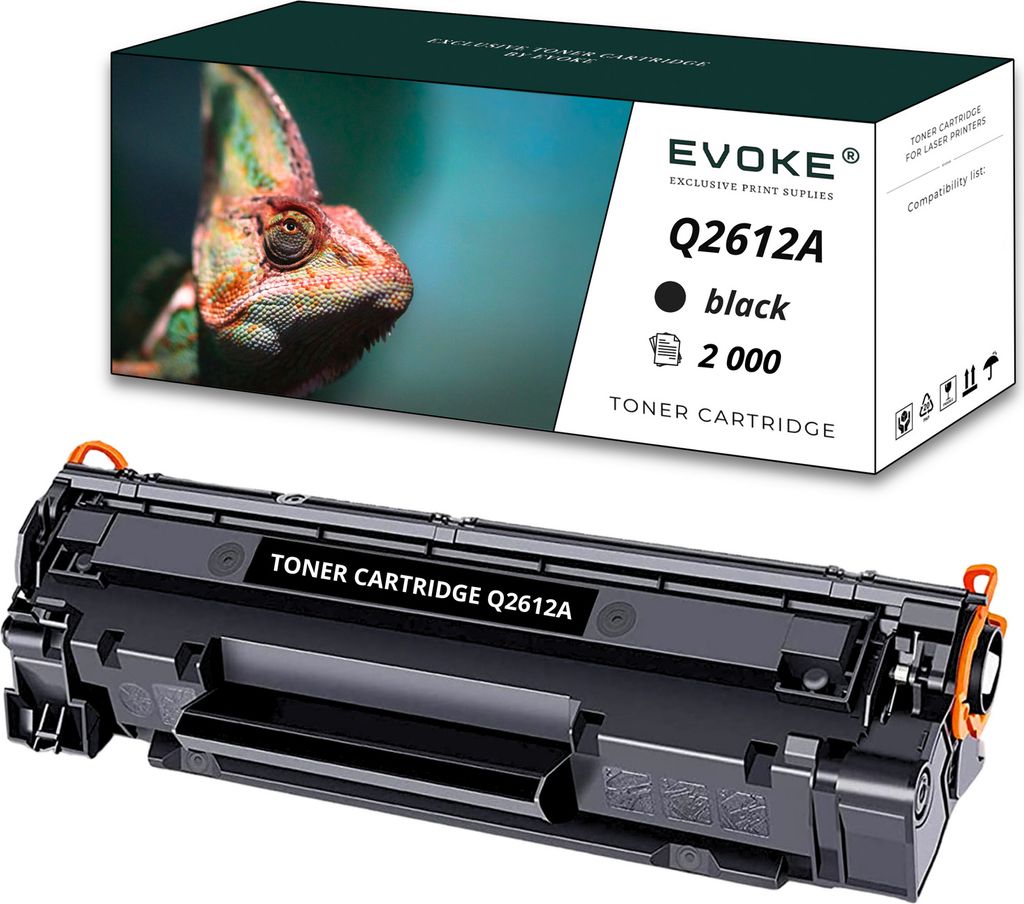 Toner für HP 12A Schwarz Q2612A ️️ Laserjet 1010 1018 1020 1022 ️