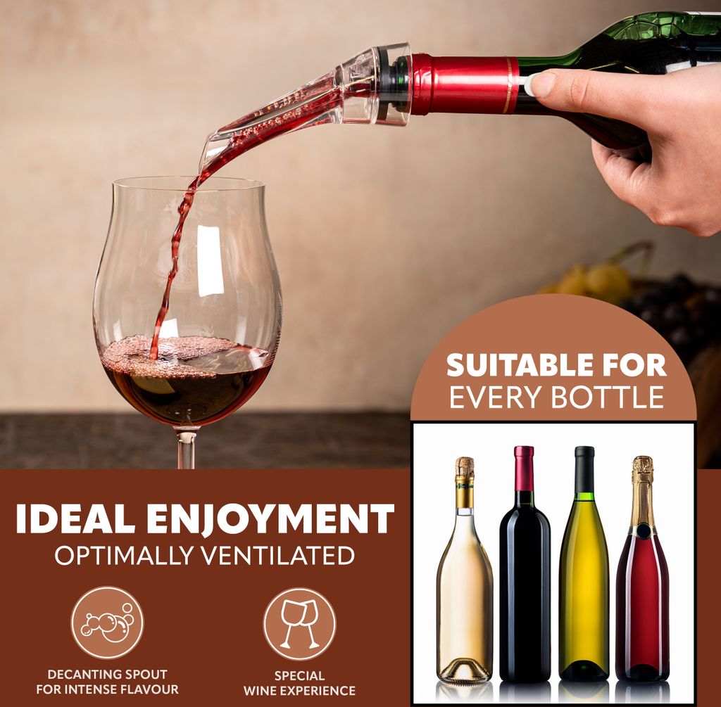 set da vino bremermann 5 pezzi, incluso decanter versatore, Immagine del prodotto 