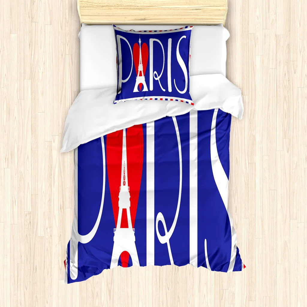 Copripiumino Singolo ABAKUHAUS Paris per Bambini e Ragazzi