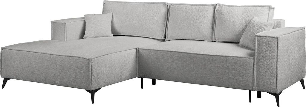 home24 Ecksofa mit Schlaffunktion