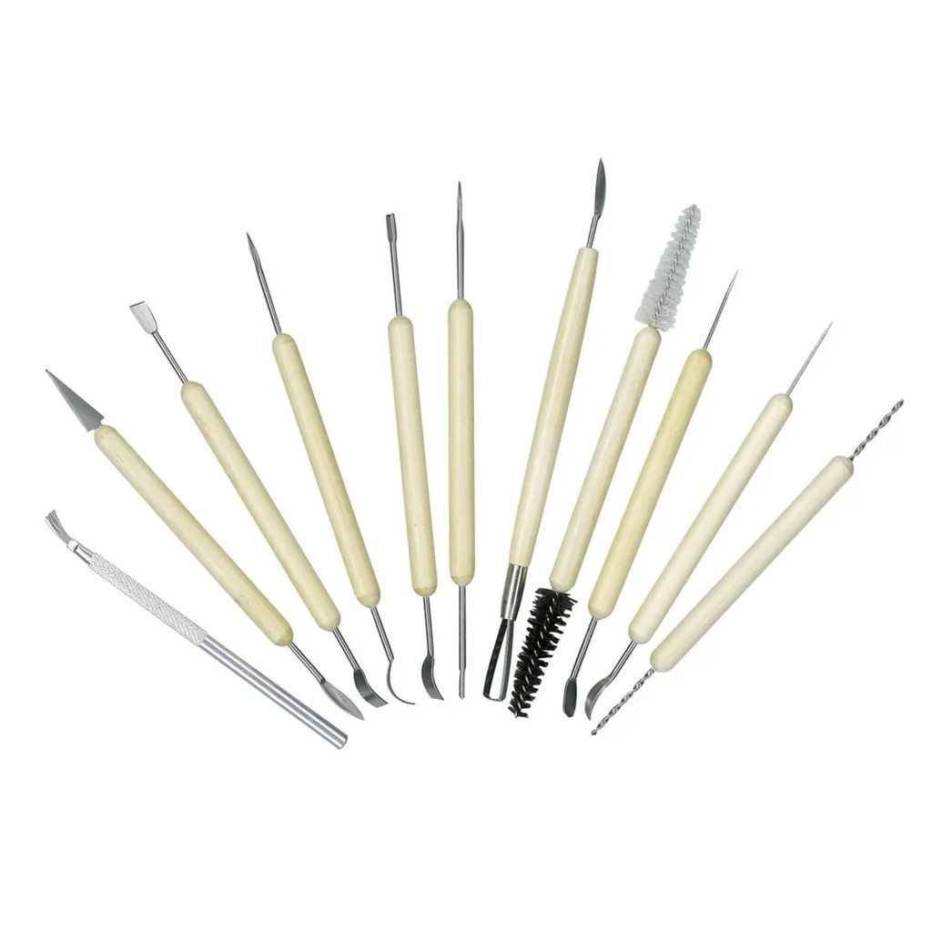 Sculpter l'argile facilement : set 11 outils de modelage de précision - 2