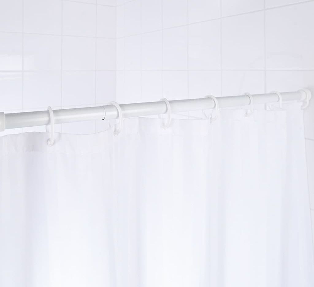 RIDDER Teleskop-Duschstange 110-245 cm Weiß 55301