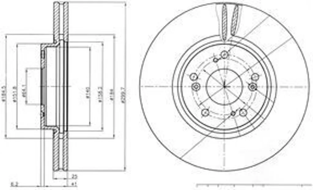Dr!ve+ DP1010.11.0595 Disque de frein avant pour Accord VII et CR-V II