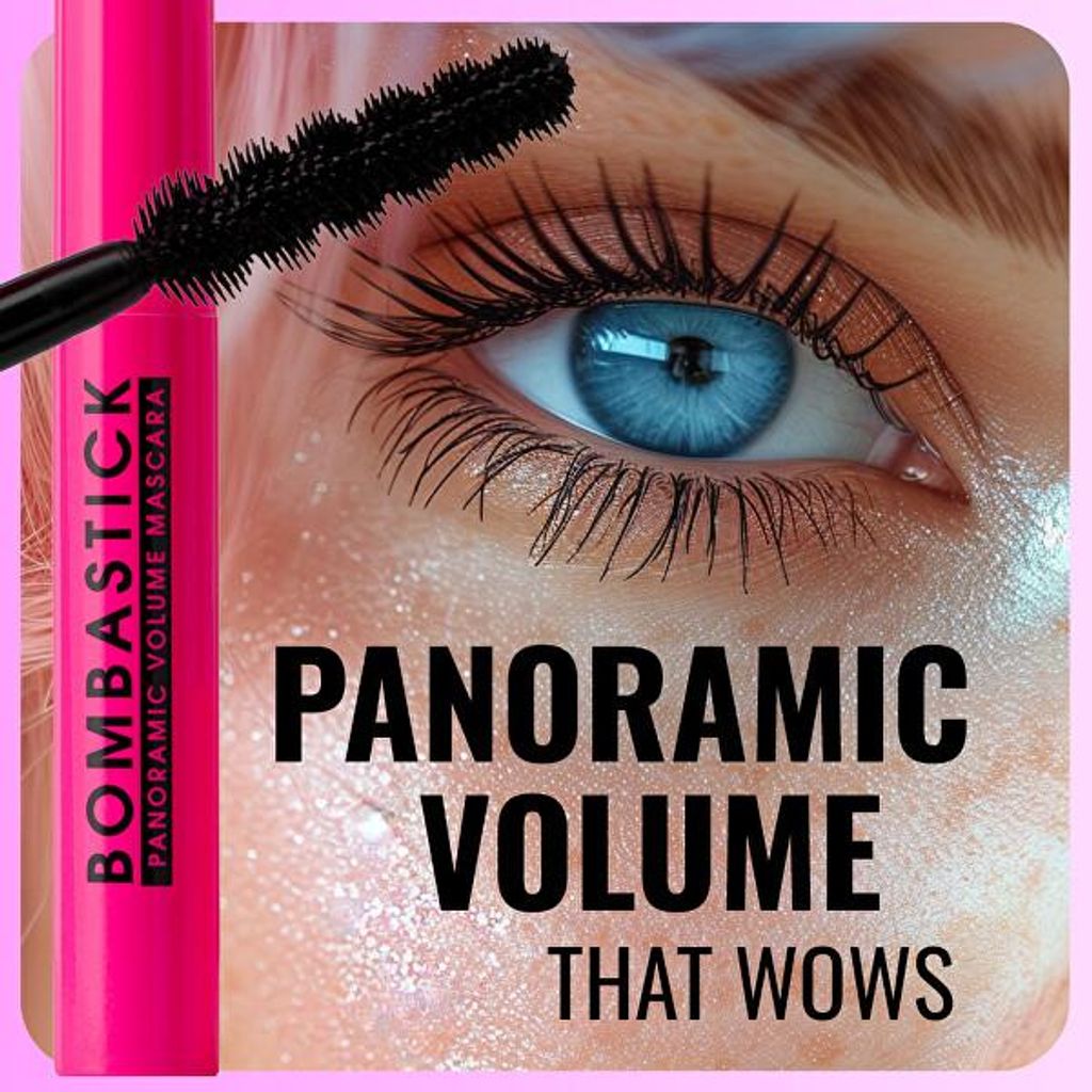 Dermacol Bombastick Mascara Wimperntusche für verlängerte Wimpern und Volumen Black 12,5 ml