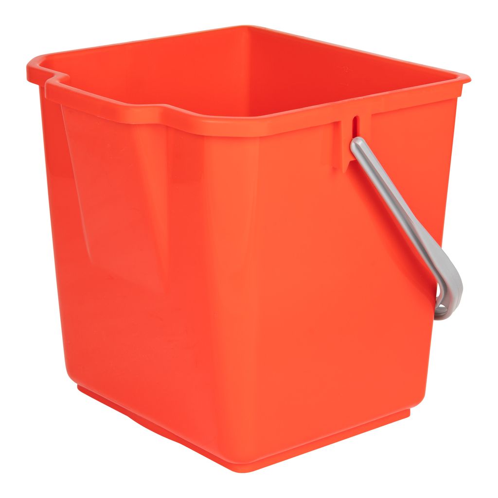STIER 25L Wischeimer Rot - Robuster Reinigungseimer Produktbild-Vorschau 2