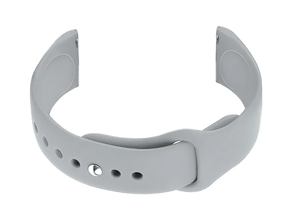 Réparez votre montre U21 : ceinture 20mm gris en caoutchouc anti-irritation