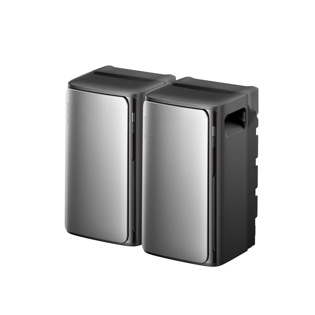 ECOFLOW STREAM AC 2er-Pack 0% VAT, Balkonkraftwerk mit Speicher, 3,84kWh Solarspeicher, 100% Kompatibel mit allen Balkonkraftwerke