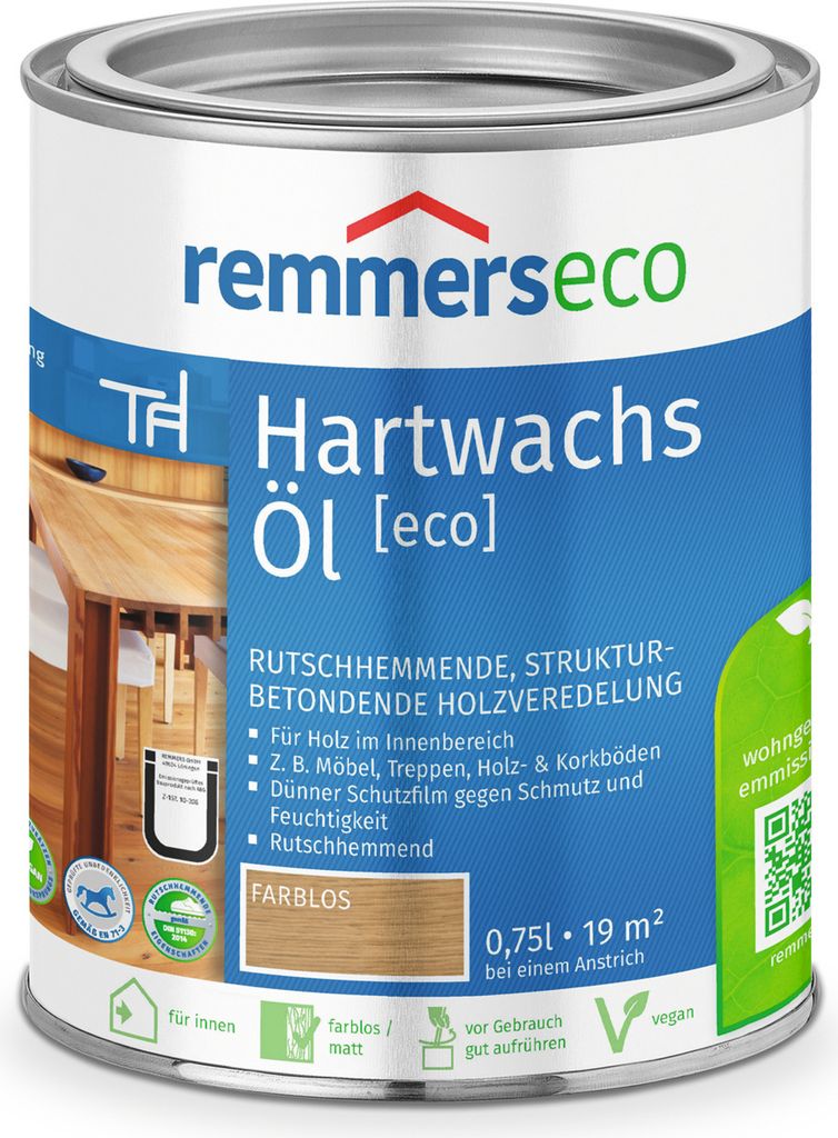 Remmers Hartwachs-Öl [eco] farblos 0,75 l, Leinölfirnis Produktbild 