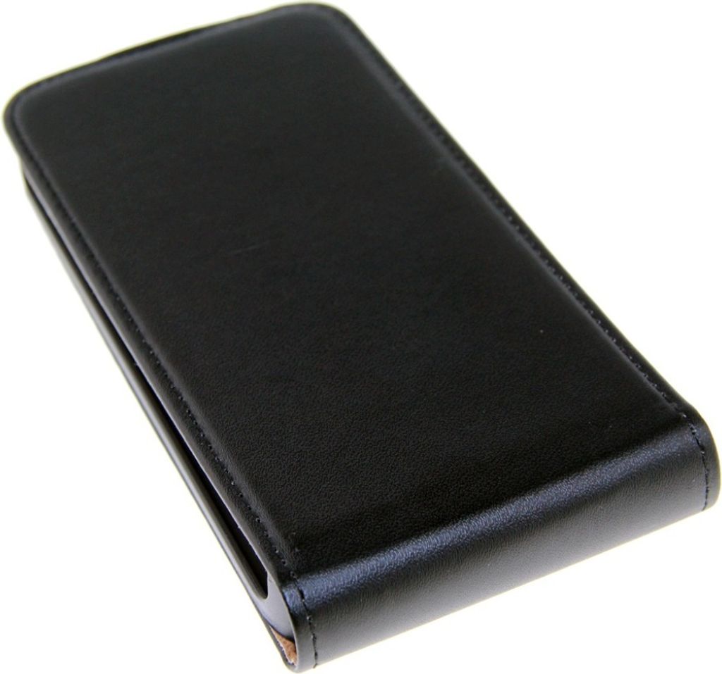 Flip Case pour Huawei Ascend Y330 Noir Ultra Slim Image du produit 