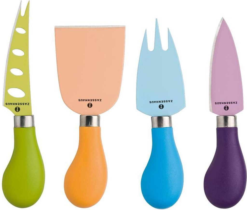 ZASSENHAUS Käsemesser Edelstahl Set 4teilig Produktbild 