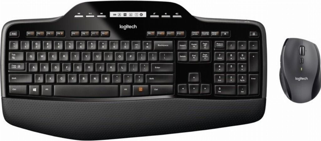 Logitech Desktop Set MK710 kabellos schwarz/anthrazit Produktbild 