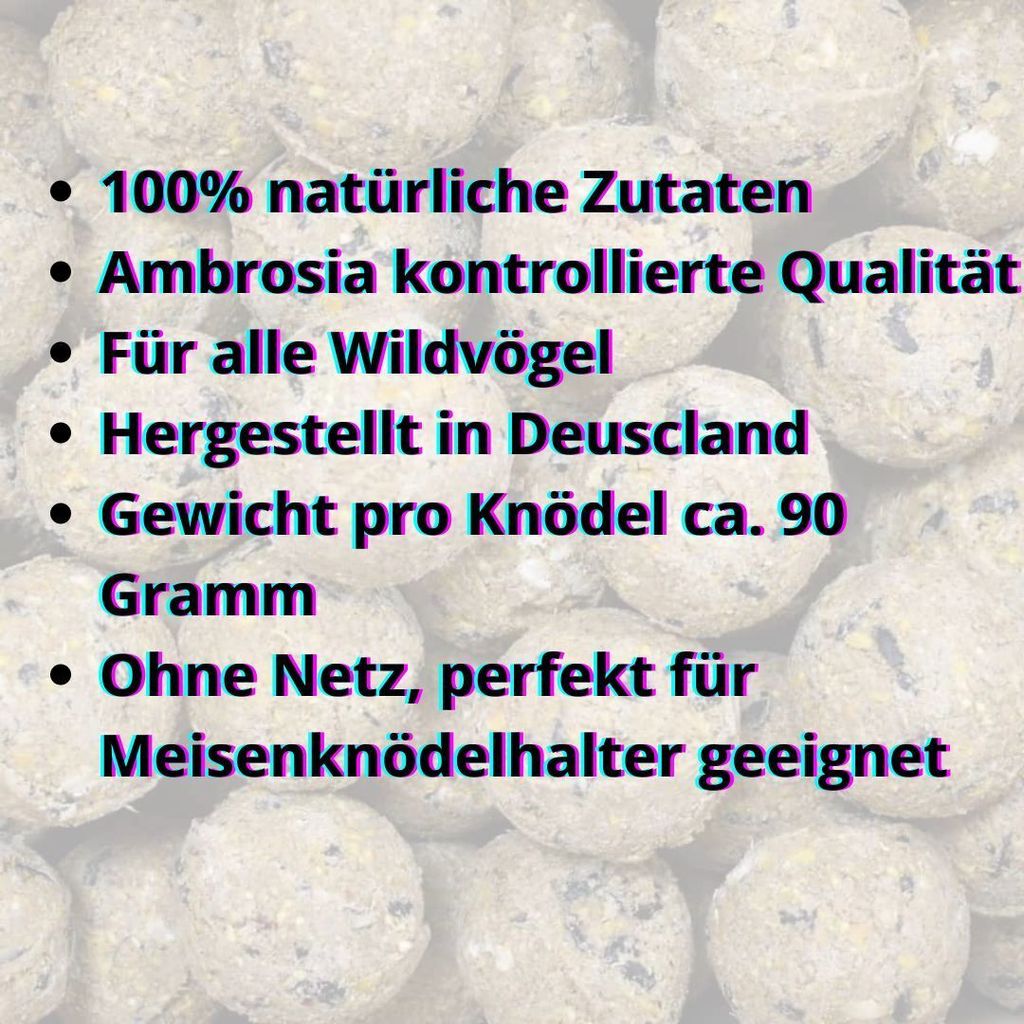 Sýkorka knedľa Premium s hmyzom 200 x cca 90 gramov bez Obrázok produktu 5