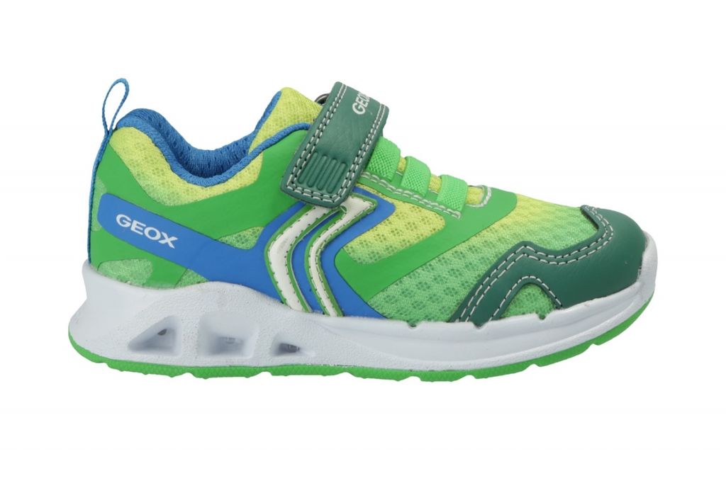 GEOX Lights Blinkschuh Sneaker Halbschuh DAKIN Boy Unisex Gr.24-35 EUR 25-grün