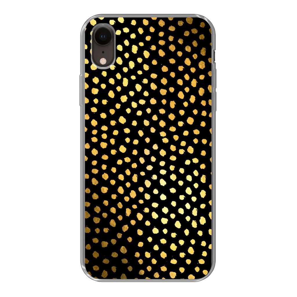 MuchoWow® Handyhülle Schutzhülle Hülle für iPhone XR Polka Produktbild 