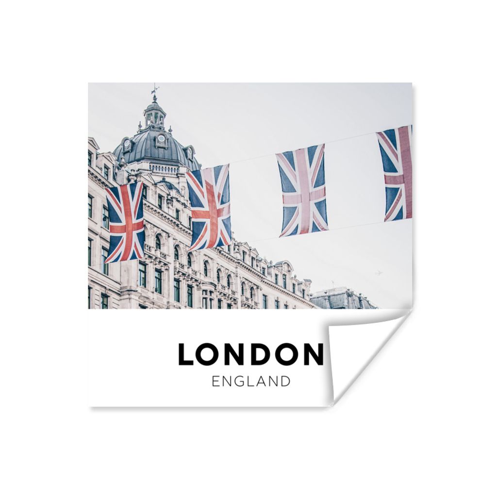 MuchoWow® Poster London - Flagge - England 50x50 cm - Produktbild 