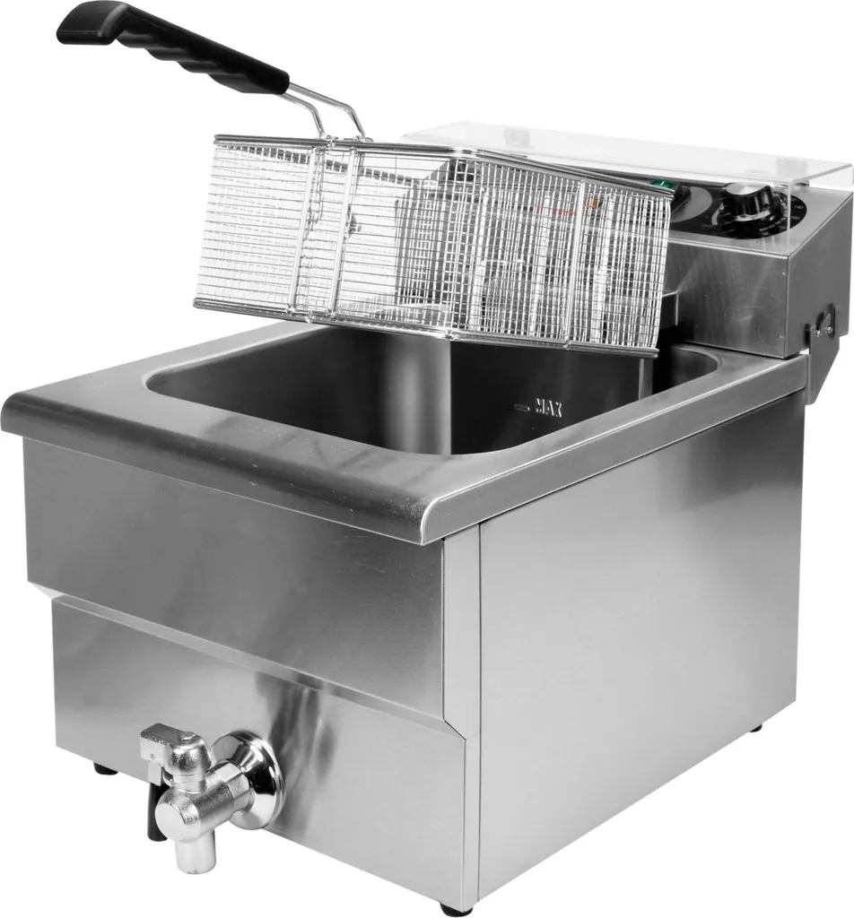 Friteuse Pro 12L Vidange Rapide 5000W : Finie la Corvée de Nettoyage