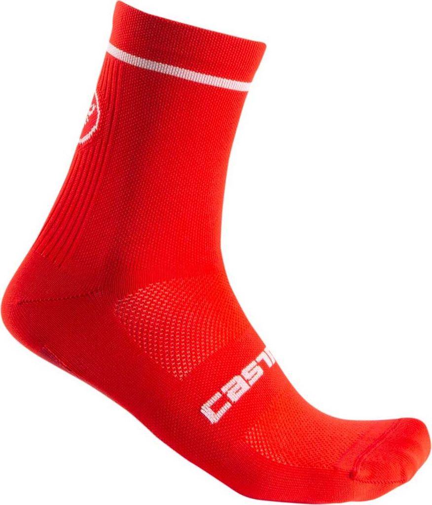 Castelli Entrata 9 Sock Red S/M Fahrradsocken