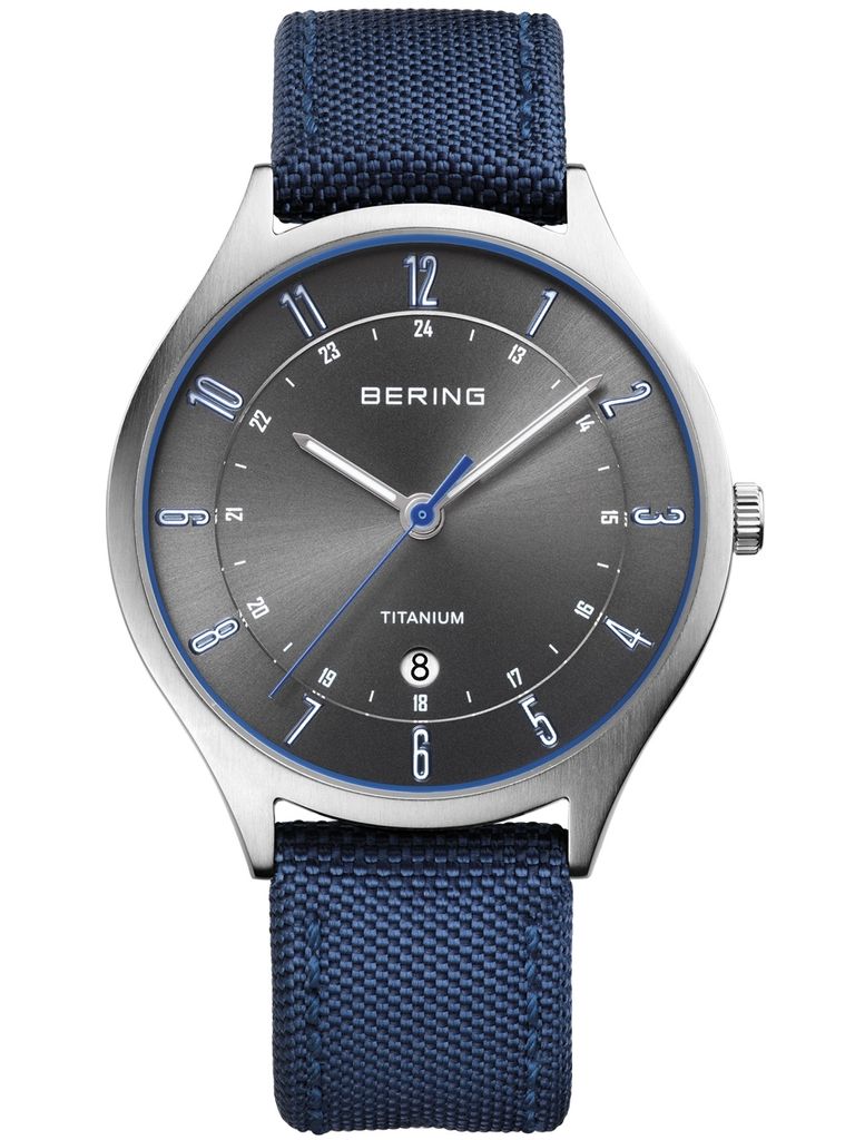 Bering 11739-873 Titanium Herrenuhr 39mm 5ATM