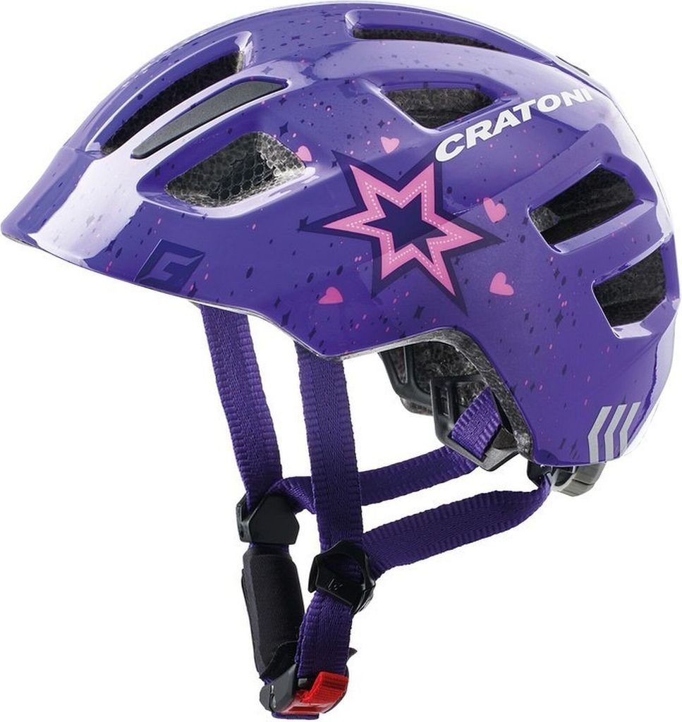 CRATONI Kinderhelm Maxster lila glanz