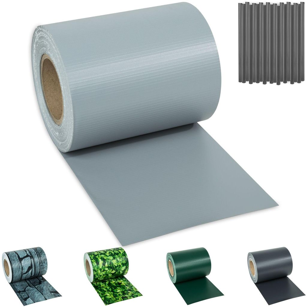 tectake® Sichtschutzstreifen für Einzelstab- und Produktbild 
