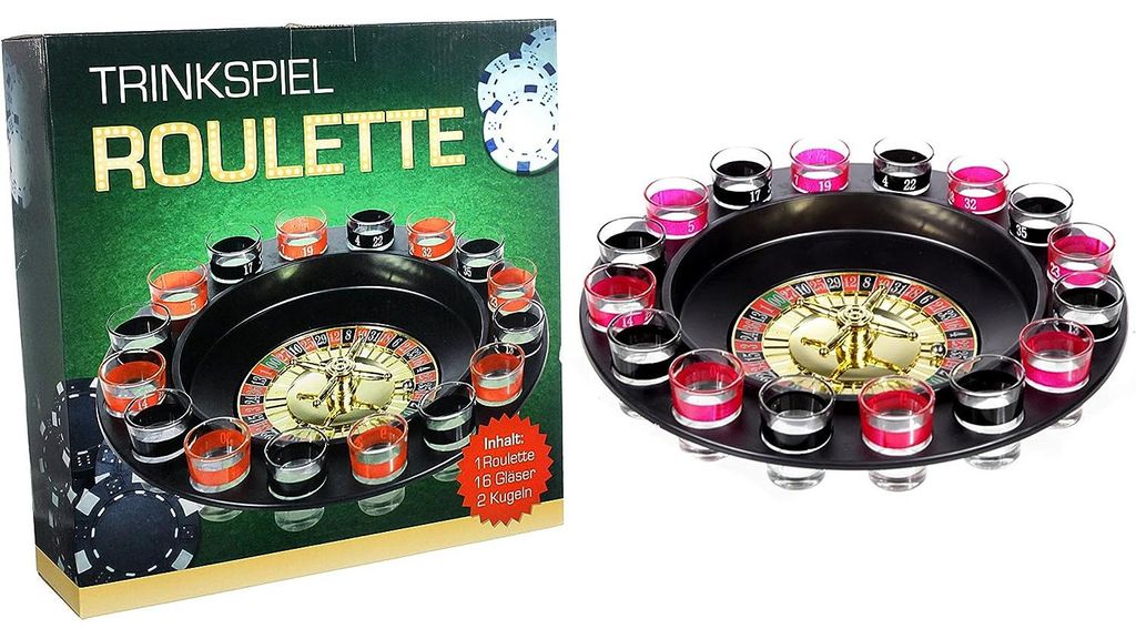 Trinkspiel Roulette Partyspiel Gesellschaftsspiel Produktbild 