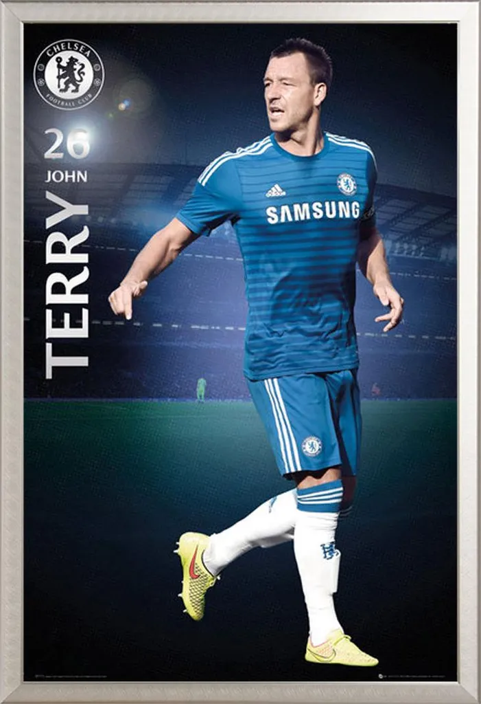 Regalo Chelsea: Poster John Terry Incorniciato Shinsuke Argento