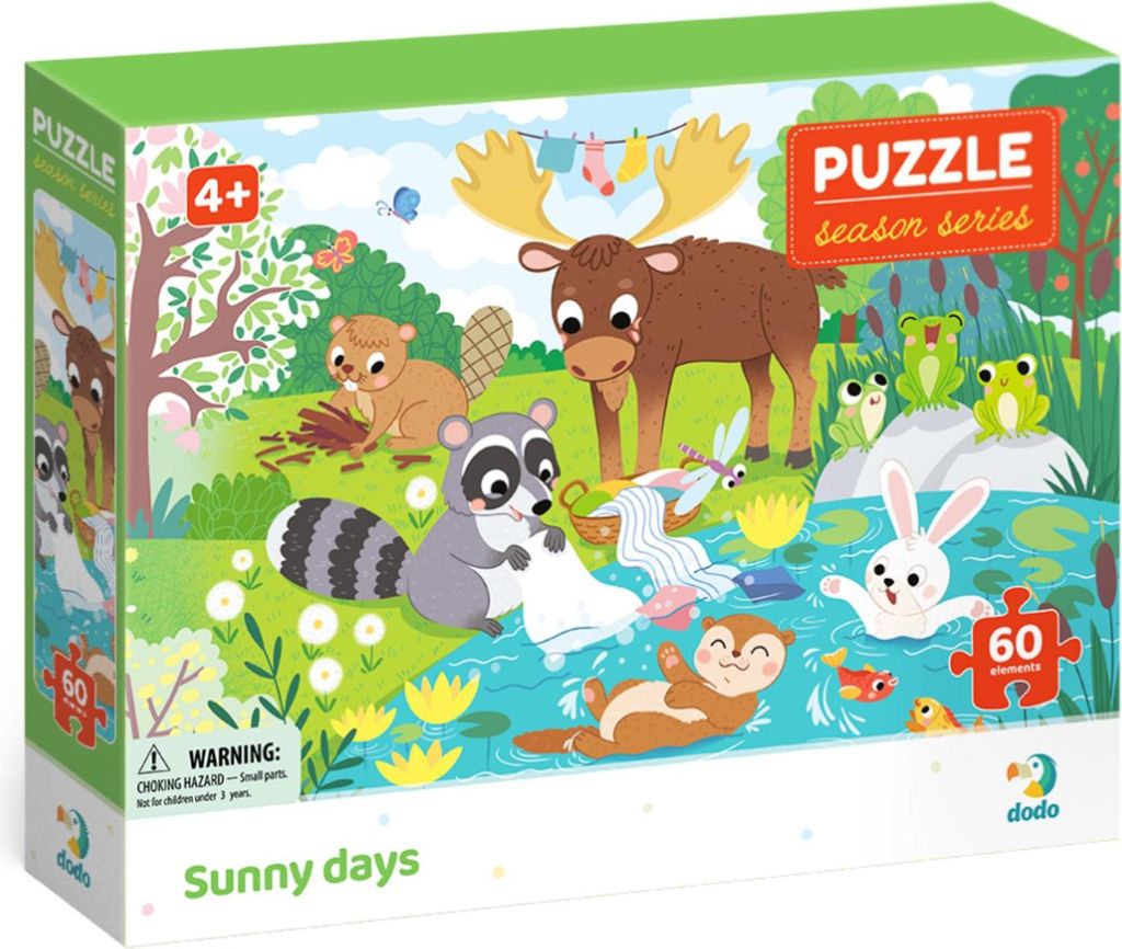 DODO Puzzle Jahreszeiten: sonnige Tage 60 Teile Produktbild 