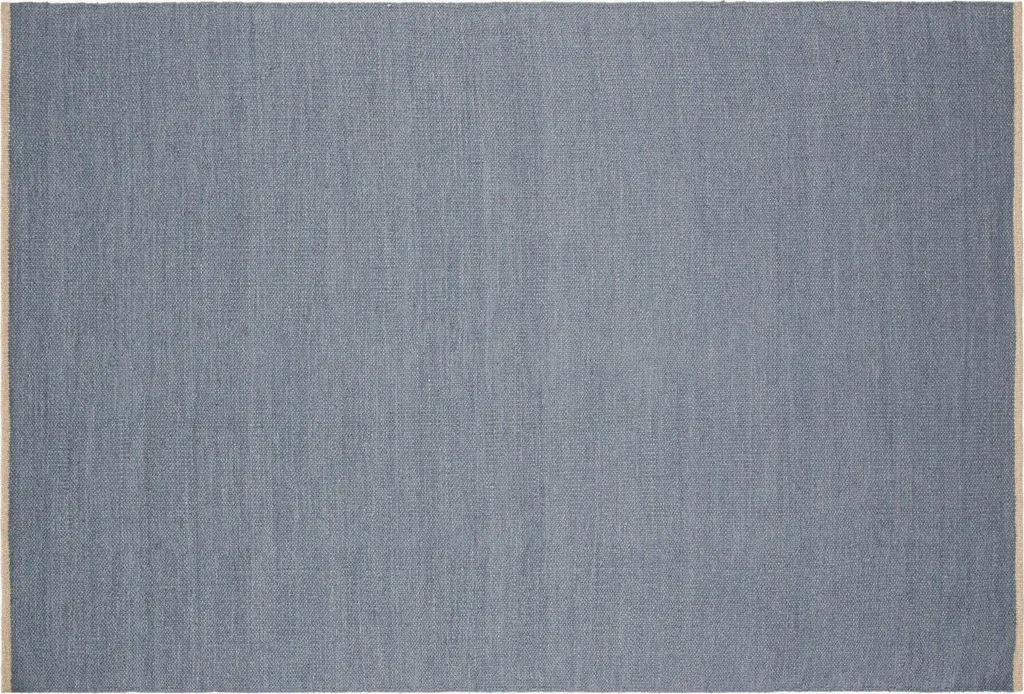 Tapis Bleu Jaipur Venture Home - Finition Anti-Poussière et Design Solide