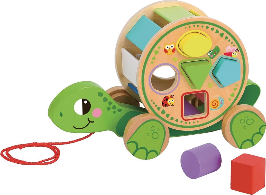 2 giocattoli per bambini che tirano la tartaruga Immagine del prodotto 