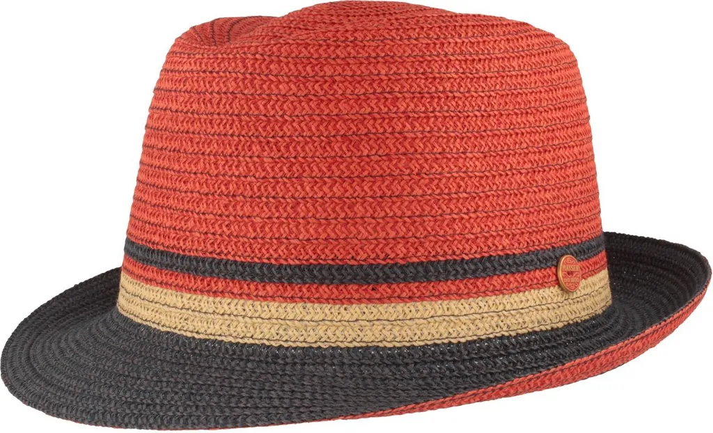 Cappello di paglia trilby schiacciabile Mayser Troy multicolore