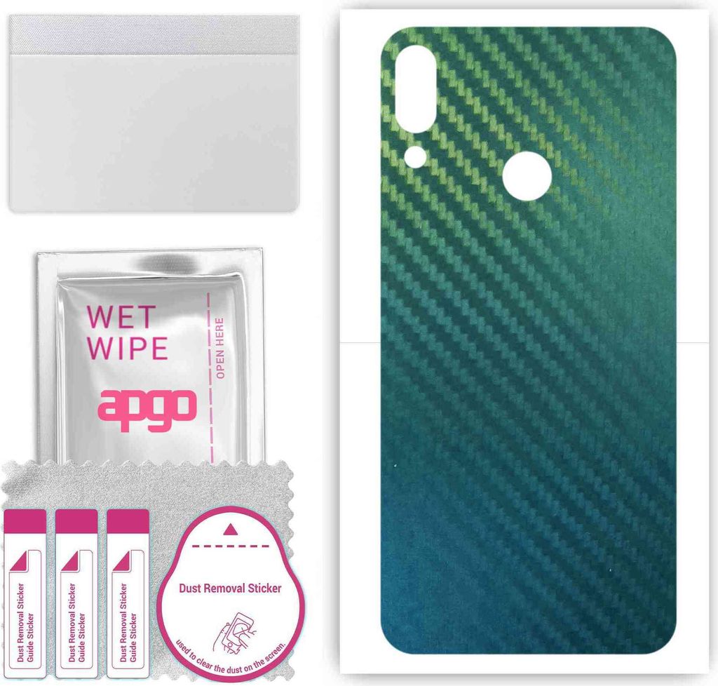 apgo Rückseite Schutzfolie, Skin, kompatibel mit Tecno Produktbild 