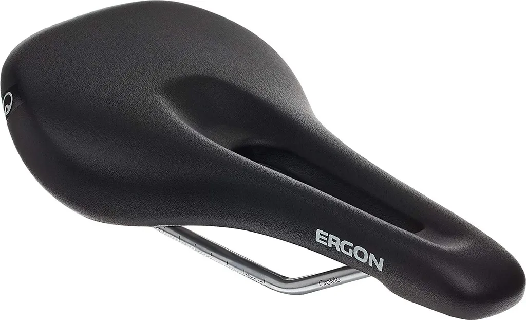 Selle Ergon SM Women Black S/M 143 mm avec rails CroMo pour VTT