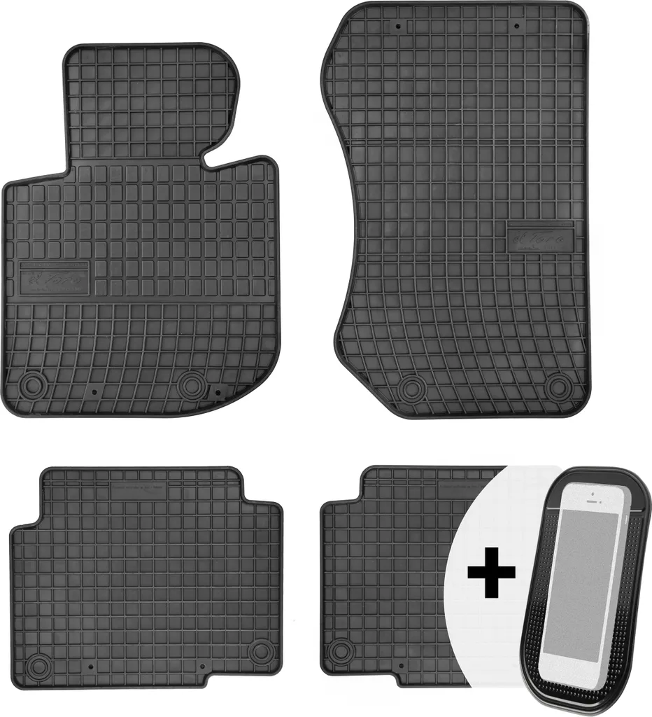 Tappetini Gomma BMW Serie 3 E36 (1999-2001) - Set 4 Pezzi su Misura