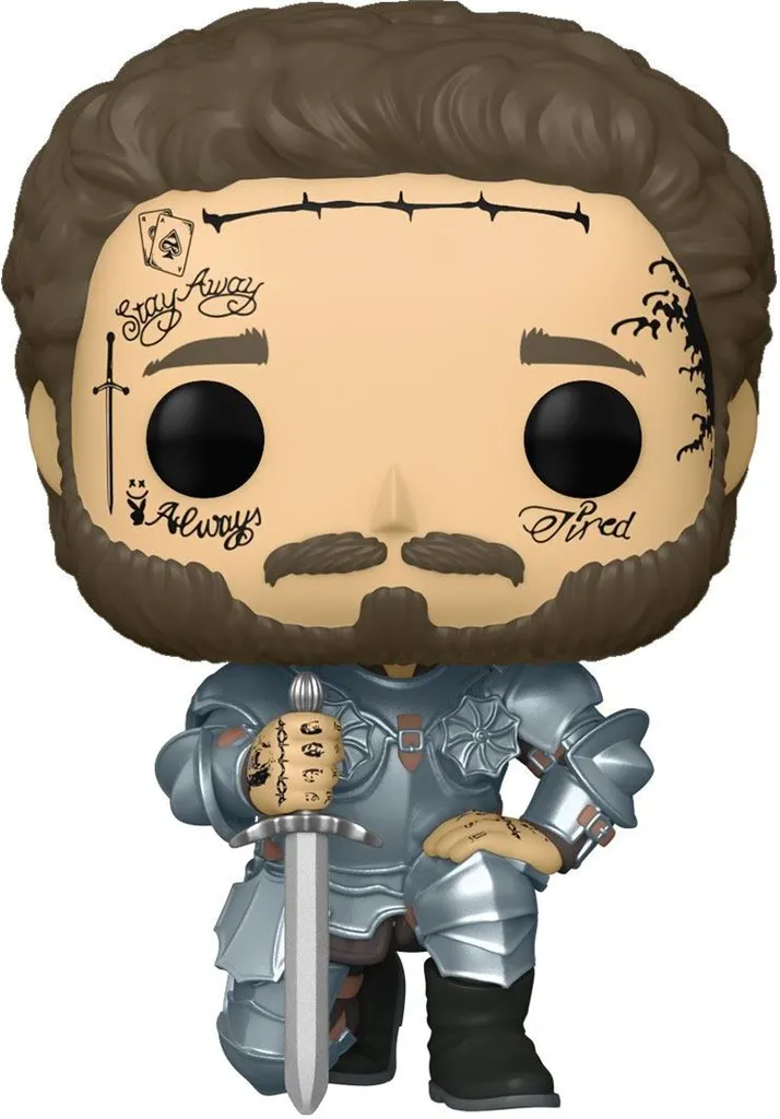 Objet de Collection Post Malone Knight 253 Figurine Pop Originale Musique