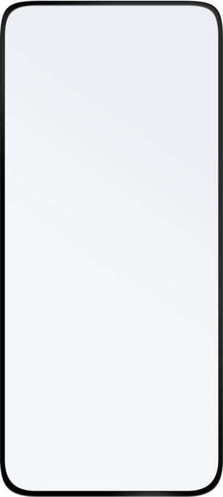 A product shot of a screen protector with a black frame.
