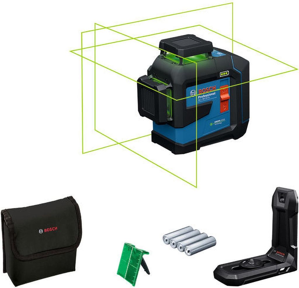 Bosch GLL 80-33 G, 30 m, 0,3 mm/m, 4°, 80 m, 4 s, Obrázok produktu 