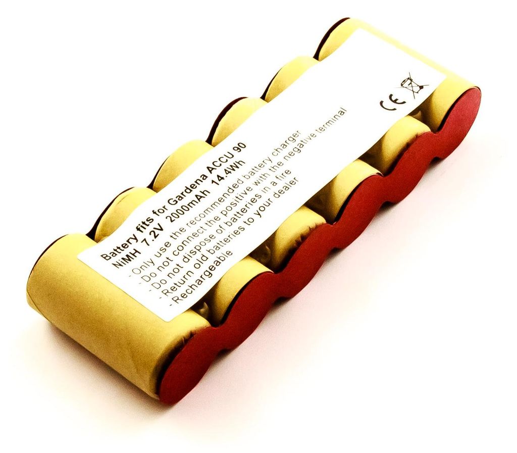 Akku für Gardena ACCU 90 ersetzt 8804, 8804-20 2000 mAh Produktbild 