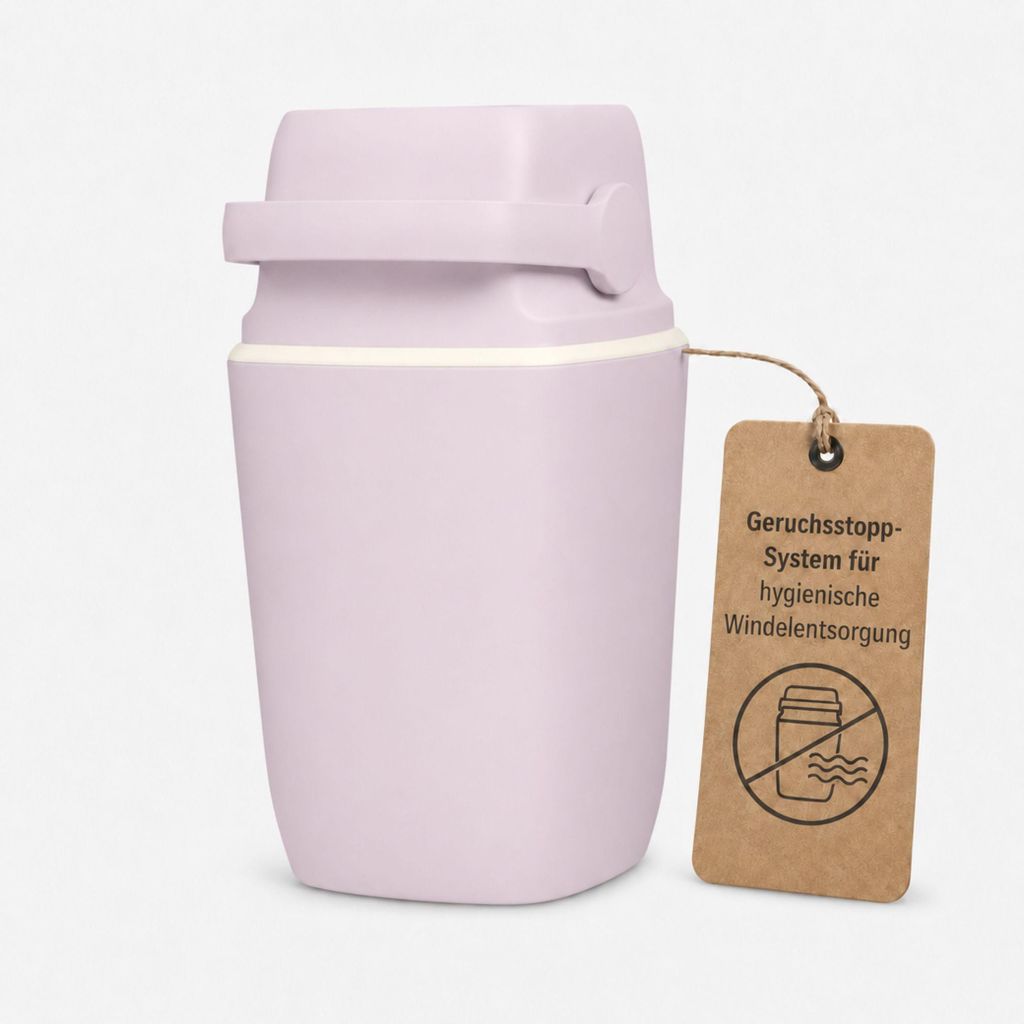 Windeleimer mit Geruchsstop, rechteckig, 20 Liter Fassungsvermögen, 47x23x23 cm