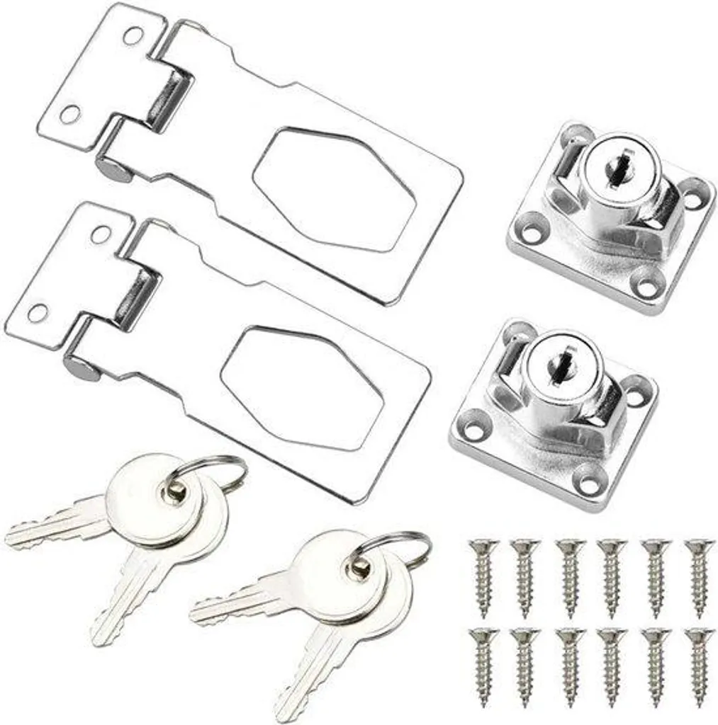 Lame de sécurité durable avec verrouillage - Lot de 2 pièces en acier