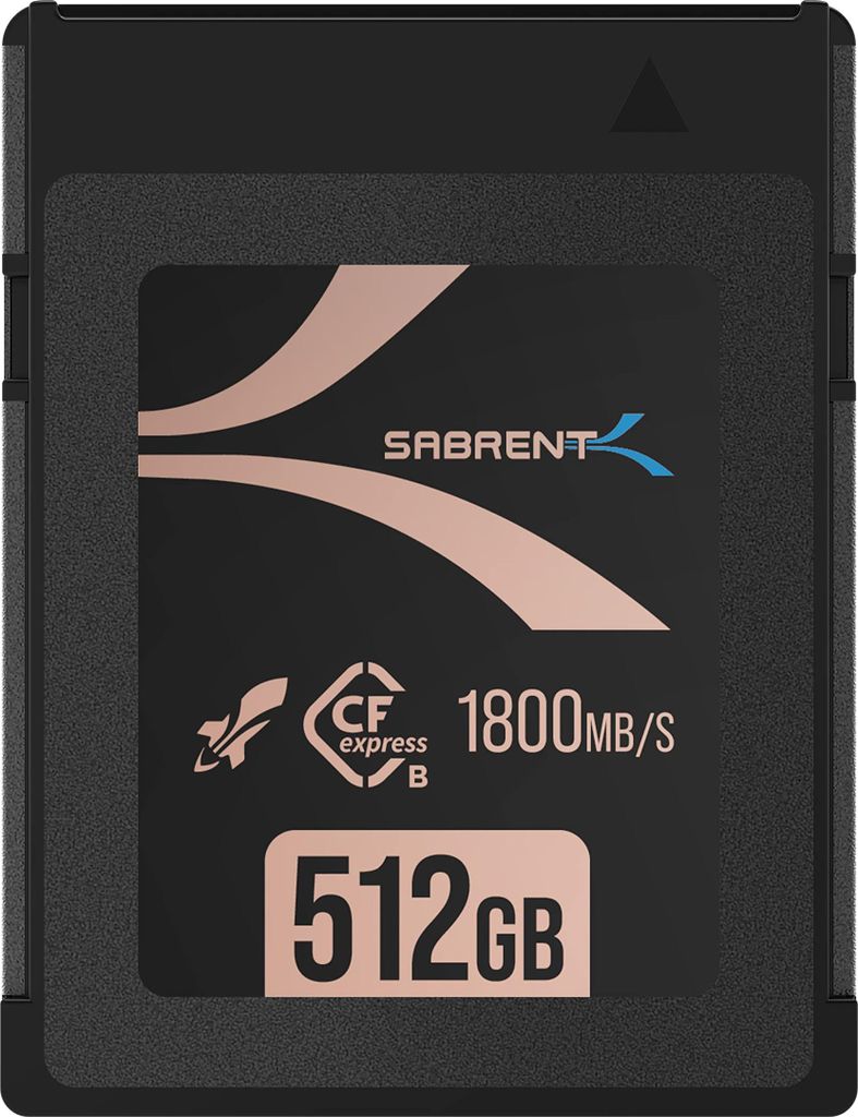 SABRENT PRO CFexpress Speicherkarte Typ B 512GB – 1800MB/s Lesen, 1700MB/s Schreiben – High-End CF Express Memory Card für 8K RAW, DSLR & Cine...