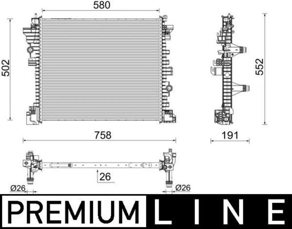 Radiateur thermique Alfa Romeo Giulia 2.0, solution anti-surchauffe
