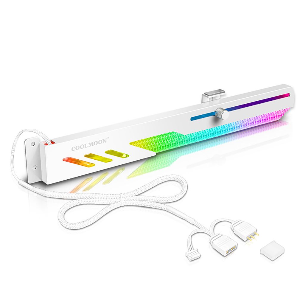 GT8 Graphics Card Bracket Multi-Interface Protective Large Lading-tragende Chassis-Dekoration 5V Argb Synchronous GPU Grafikkartenstandhalter für ...