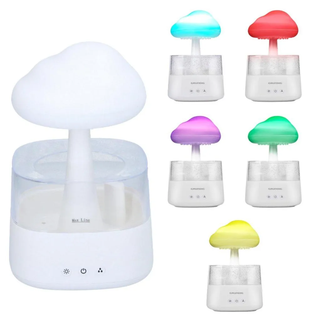 Grundig Raincloud Humidificateur Diffuseur Huiles Essentielles Sans Fil